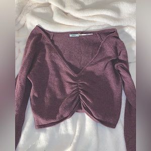 periwinkle crop top | kimchi blue | size large